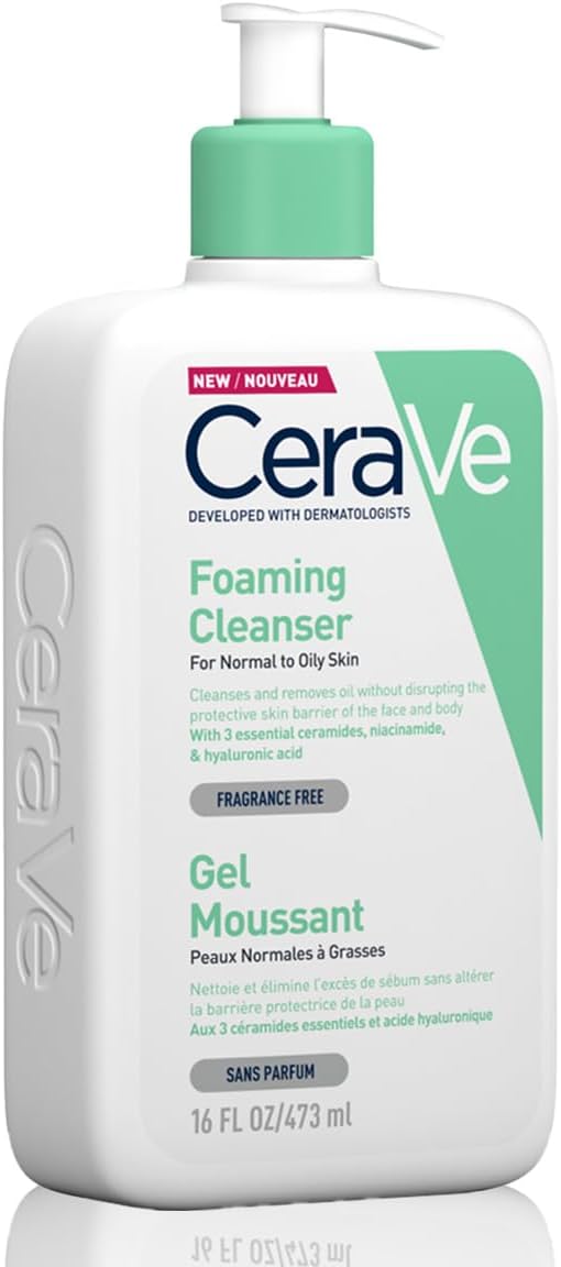 CeraVe Hydrating Foaming Oil Cleanser – 473 ml | Face & Body Wash Newage Trendz
